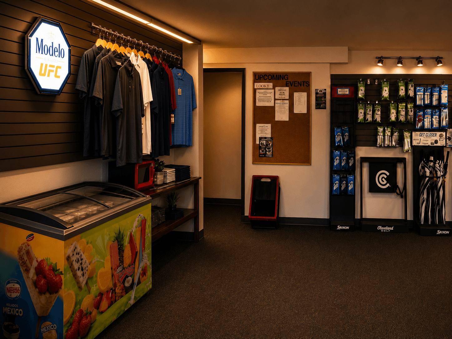 Pro Shop essentials.